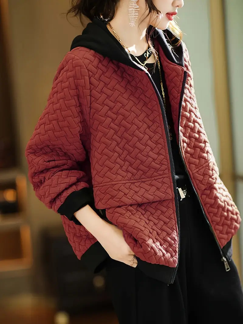 MIRELLE QUILTED HOODIE