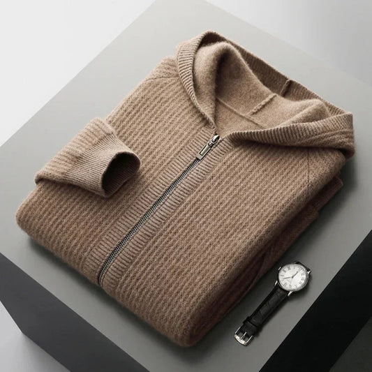 SORRENTO CASHMERE ZIP HOODIE